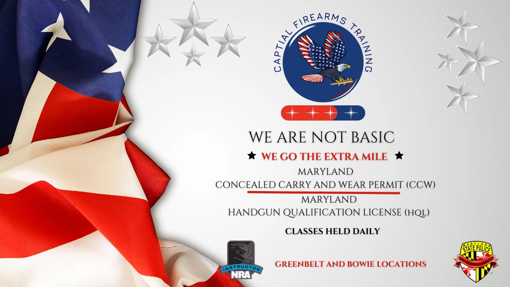 Maryland Handgun Qualification License Capital Firearms Training